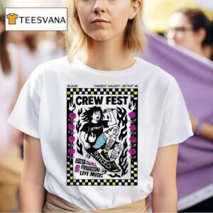 Crew Fest In Detroit Mi Shop Small And Support Live Music On August T Shirt