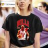 Dennis Rodman Chicago Bulls Basketball Signature T Shirt