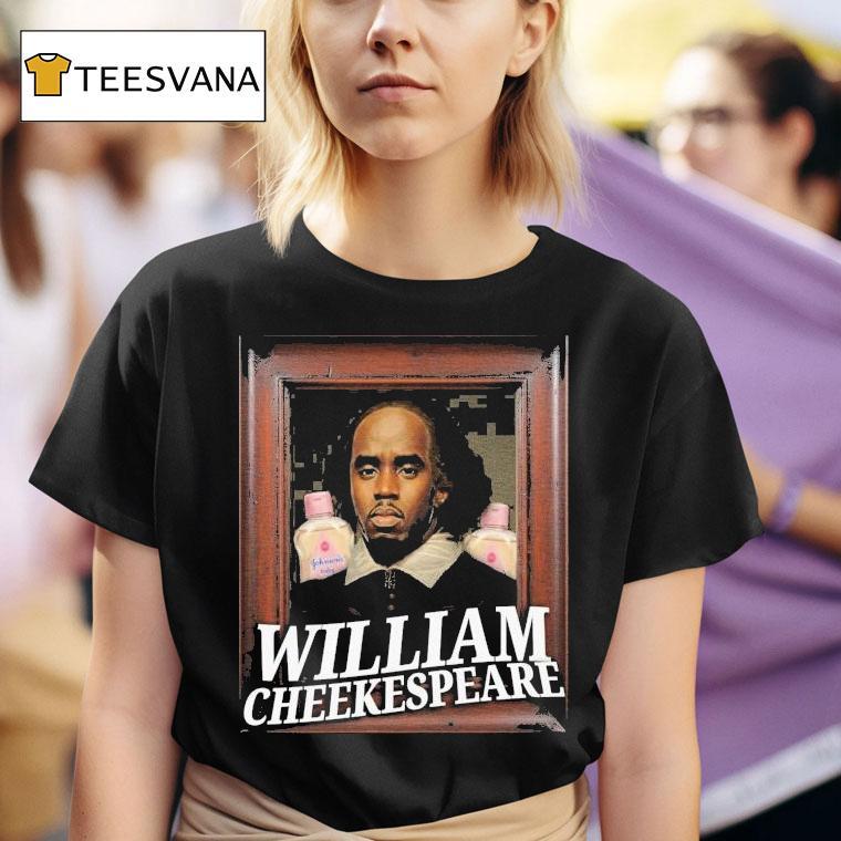  Diddy Sean Combs William Cheekespeare T Shirt