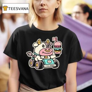 Drew Wise Fast Food Cow T Shirt