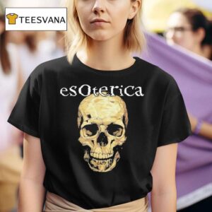 Esoterica Paper Skull T Shirt