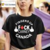 Fingers Up Fuck Carney Canada T Shirt