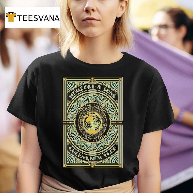  Forest Hills Stadium  Mumford Sons In New York City T Shirt