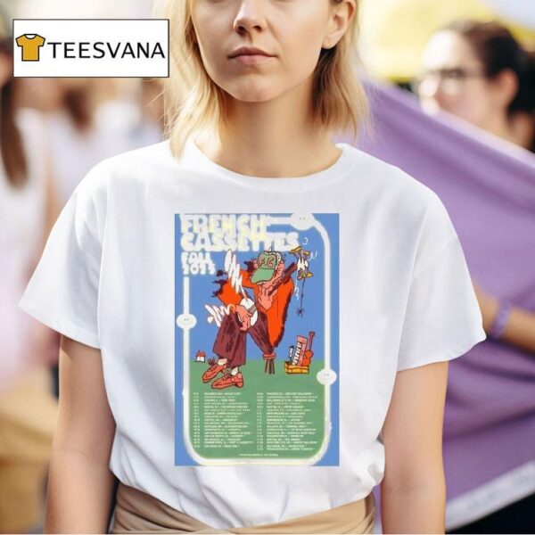 French Cassettes Fall Tour Dates T Shirt