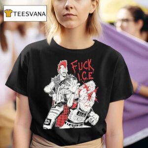 Fuck Ice Ice Police Rock Punk T Shirt