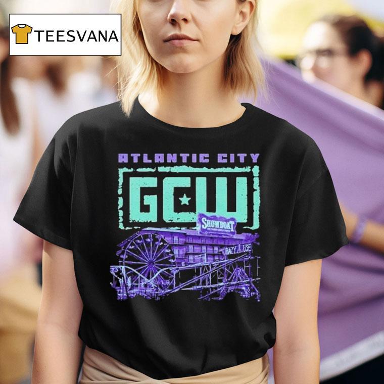  Gcw Game Changer Wrestling Atlantic City T Shirt
