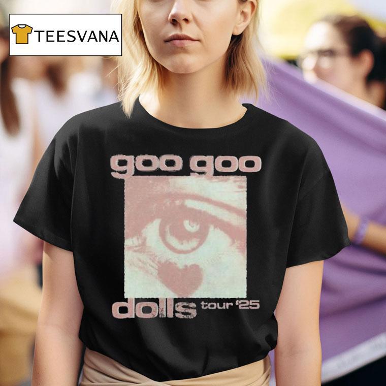 Goo Goo Dolls Eye Dateback Faded Tour  T Shirt