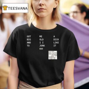 Got Big And To Me Old I I Jork A Dick Like It Nin T Shirt