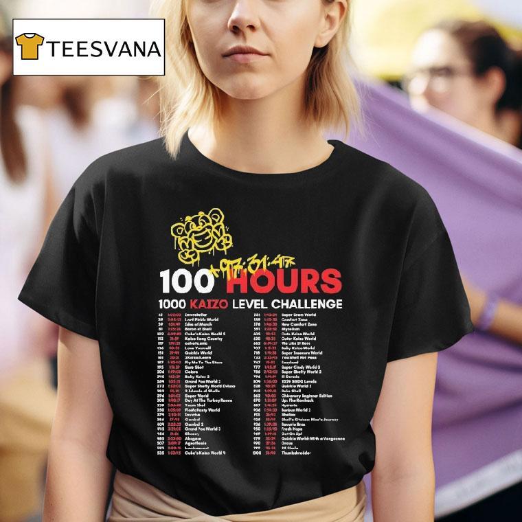  Grandpoobear K Kaizo Level Challence Tour T Shirt