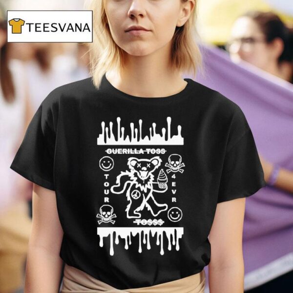 Guerilla Toss Tour Eva Grateful Dead Bears T Shirt