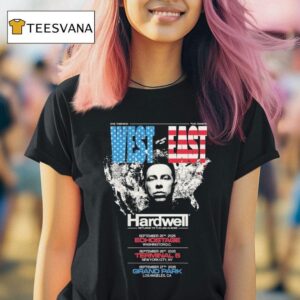 Hardwell Ruturns To The Usa In One Weekend Two Coasts West Vs Eas T Shirt