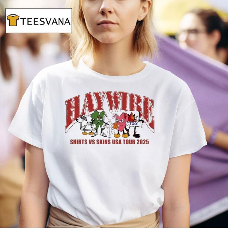  Haywire S Vs Skins Usa Tour  T Shirt