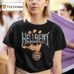 Hellbent Good Music For Bad People Chrome Hands Logo T Shirt