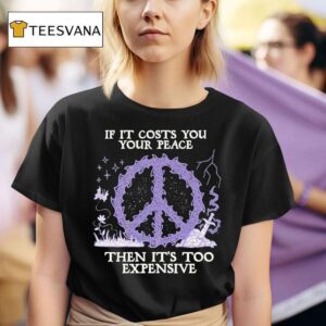 If It Costs You Your Peace Then It S Too Expensive Sword Wizard Of Barge T Shirt