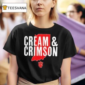 Indiana Hoosiers Hometown Cream And Crimson T Shirt