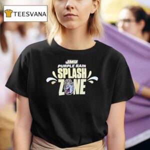 Jmu James Madison Dukes Purple Rain Splash Zone T Shirt