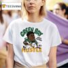 Josh Jacobs Hustle Green Bay Packers Football Signature Cartoon T Shirt