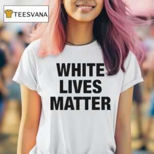 Kanye West Wearing White Lives Matter T Shirt