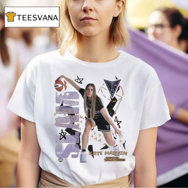 Kate Martin Slam Golden State Valkyries Wnbpa T Shirt