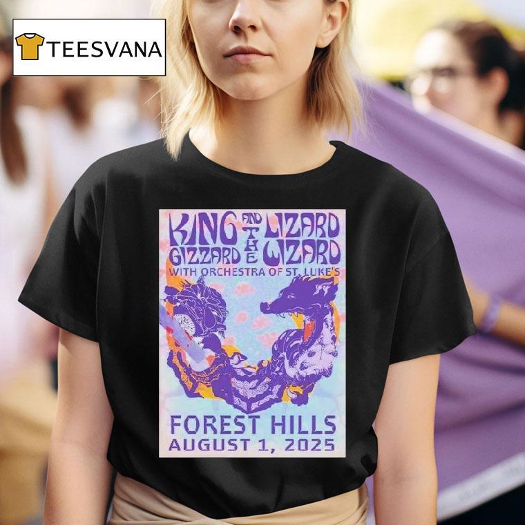  King Gizzard And The Lizard Wizard With Orchestra Of St Luke S Forest Hills Night  On August   T Shirt