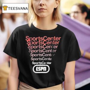 Kyle Brandt Wearing Sports Center Espn T Shirt