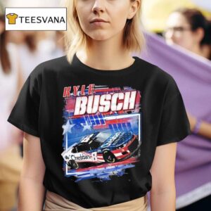 Kyle Busch Richard Childress Racing Team Cheddar S Patriotic Car T Shirt