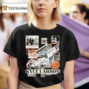 Kyle Larson Checkered Scenes T Shirt