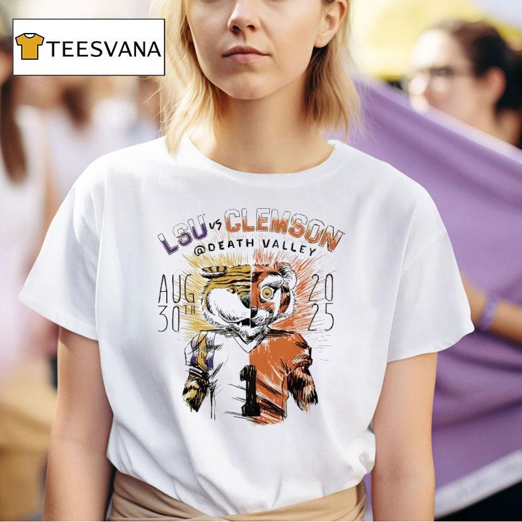 Lsu Tigers Vs Clemson Tigers Death Valley Th T Shirt