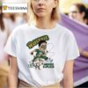 Luke Musgrave Making A Splash Green Bay Packers Football Cartoon T Shirt