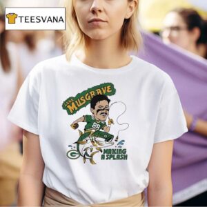 Luke Musgrave Making A Splash Green Bay Packers Football Cartoon T Shirt