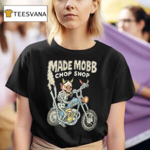 Made Mobb Chop Shop Skeleton Motor T Shirt