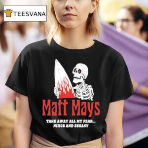 Matt Mays Take Away All My Fear Nice And Easy Skeleton T Shirt