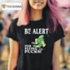Michigan State Spartans Be Alert For Flying Pucks T Shirt