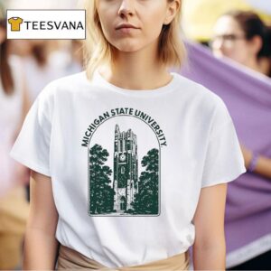 Michigan State University Beaumont Tower T Shirt