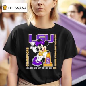 Mickey Mouse Lsu Tigers Ncaa Men S College World Series Champions T Shirt