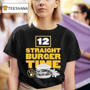 Milwaukee Brewers Straight Burger Time T Shirt