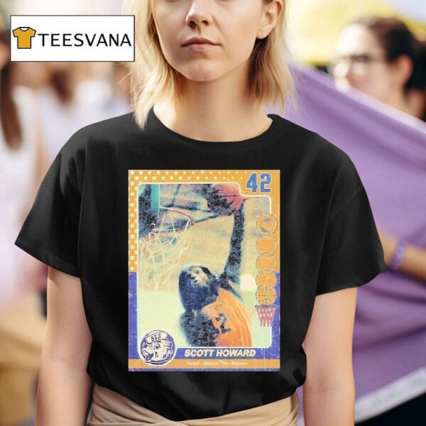 N Wolf Trading Card Scott Howard Guard Beacon Town Beavers T Shirt