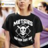New York Mets Never Say Die Skull T Shirt