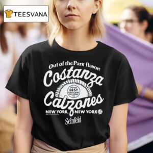 New York Yankees X Seinfeld Out Of The Park Flavor Voted Best Eggplant Calzone Costanza S Calzones T Shirt