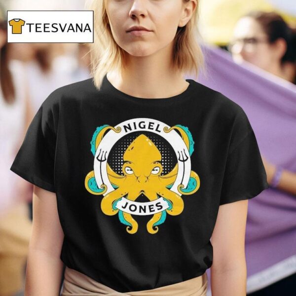 Nigel Jones Octopus Logo T Shirt