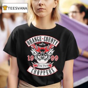 Orange County Choppers Pipes And Flames New York T Shirt