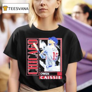 Owen Caissie Chicago Cubs Card T Shirt