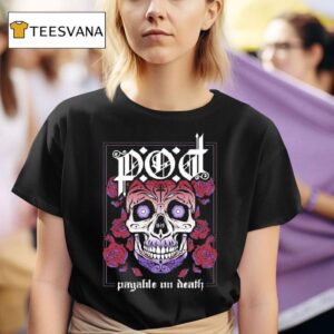 Payable On Death Pod Purple Sugar Skull T Shirt