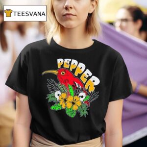 Pepper Iʻiwi Bird Sapphire T Shirt