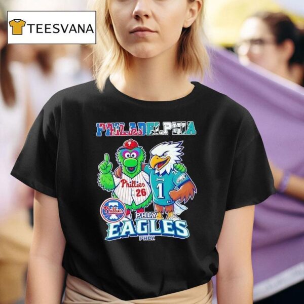 Philadelphia Phillies And Philadelphia Eagles Masco T Shirt