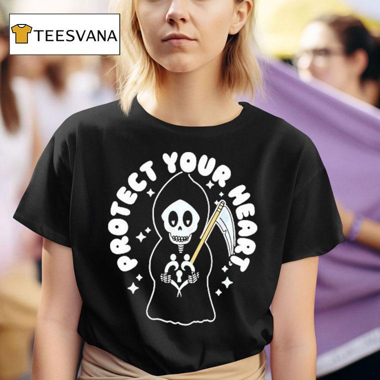  Protect Your Heart Grim Reaper T Shirt