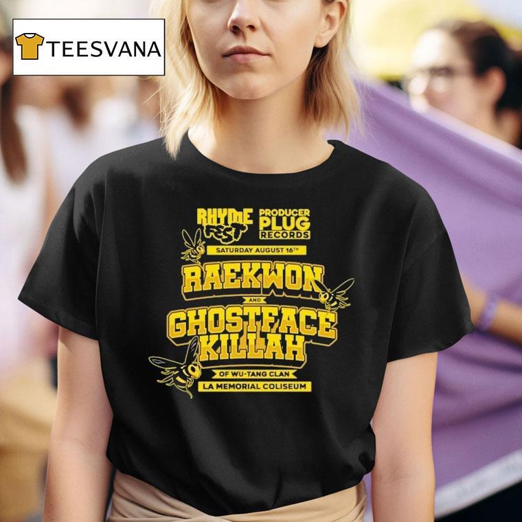  Raekwon X Ghostface Killah Rhyme Fest  Bees T Shirt