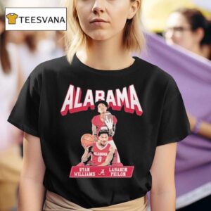 Ryan Williams Labaron Philon Alabama Crimson Tide Dual Threa T Shirt