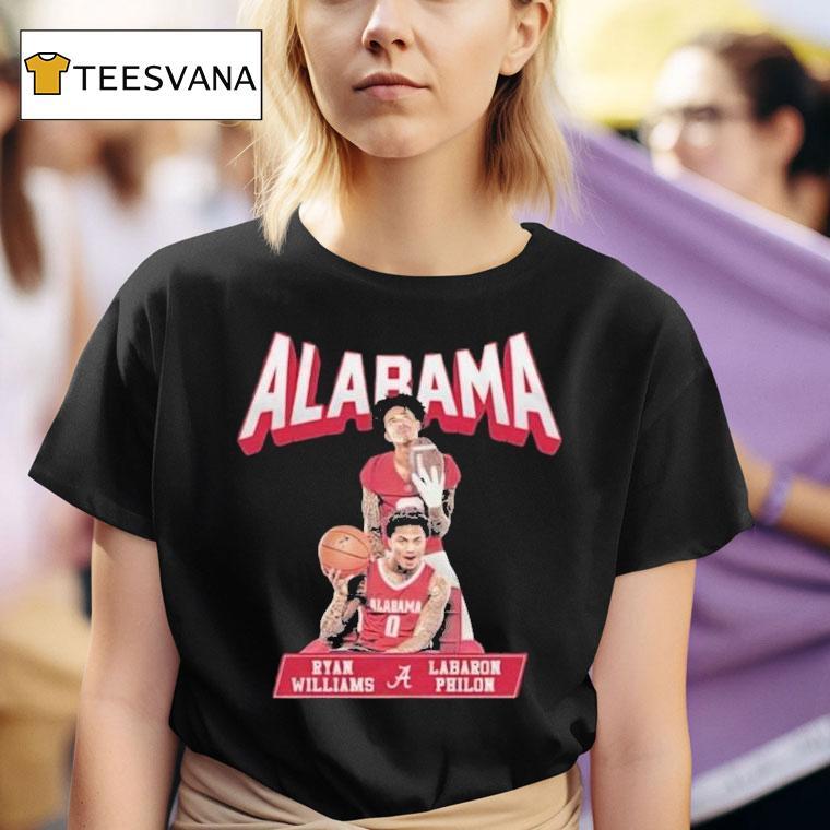  Ryan Williams Labaron Philon Alabama Crimson Tide Dual Threa T Shirt