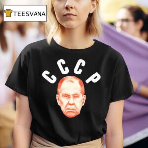 Sergey Viktorovich Lavrov Ussr Cccp Face Head T Shirt